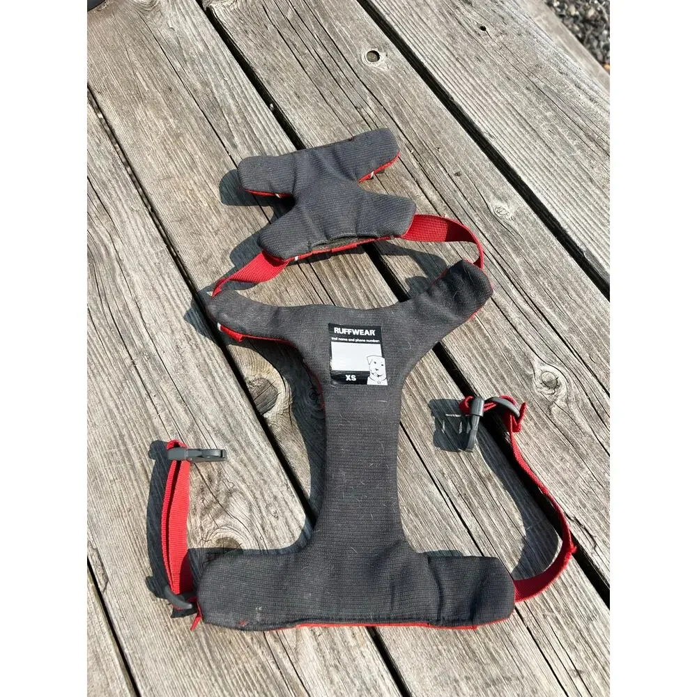 Ruffwear front range harness Xs red dog pet walking 17”-22” adjustable